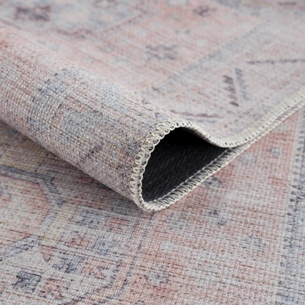 Morcott Peach Washable Area Rug, photo 9 of 21