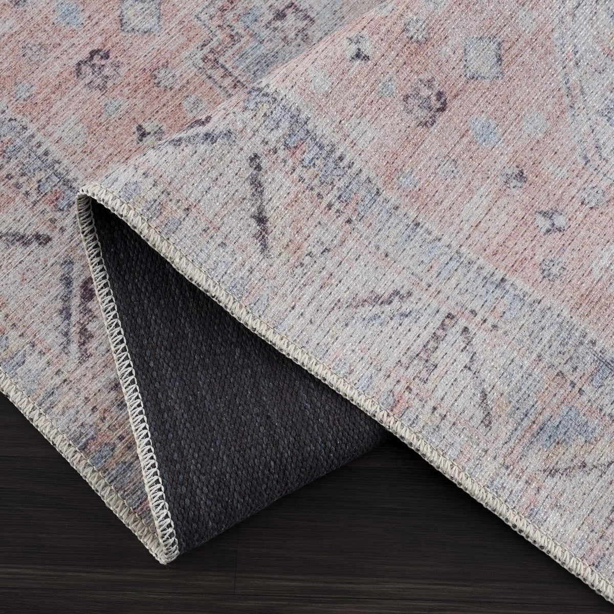 Morcott Peach Washable Area Rug, photo 19 of 21