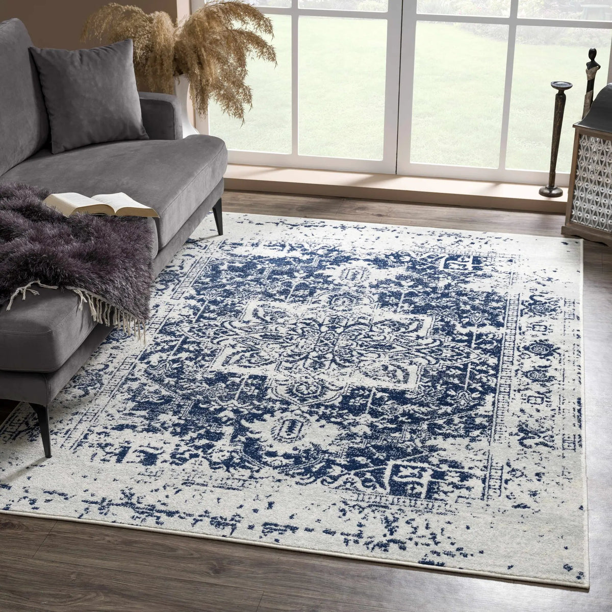 Rachel Navy Area Rug, photo 8 of 36
