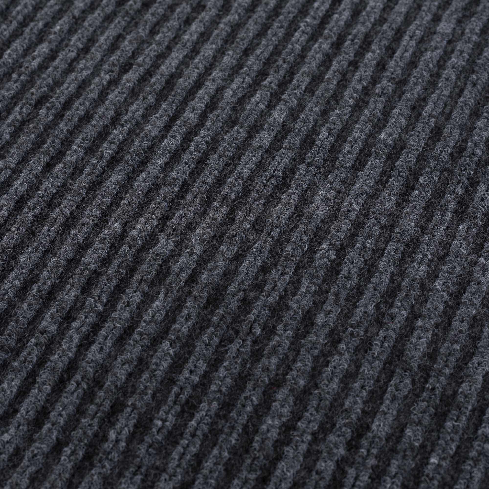 Basic Outdoor Mat, Gray by Boutique Rugs