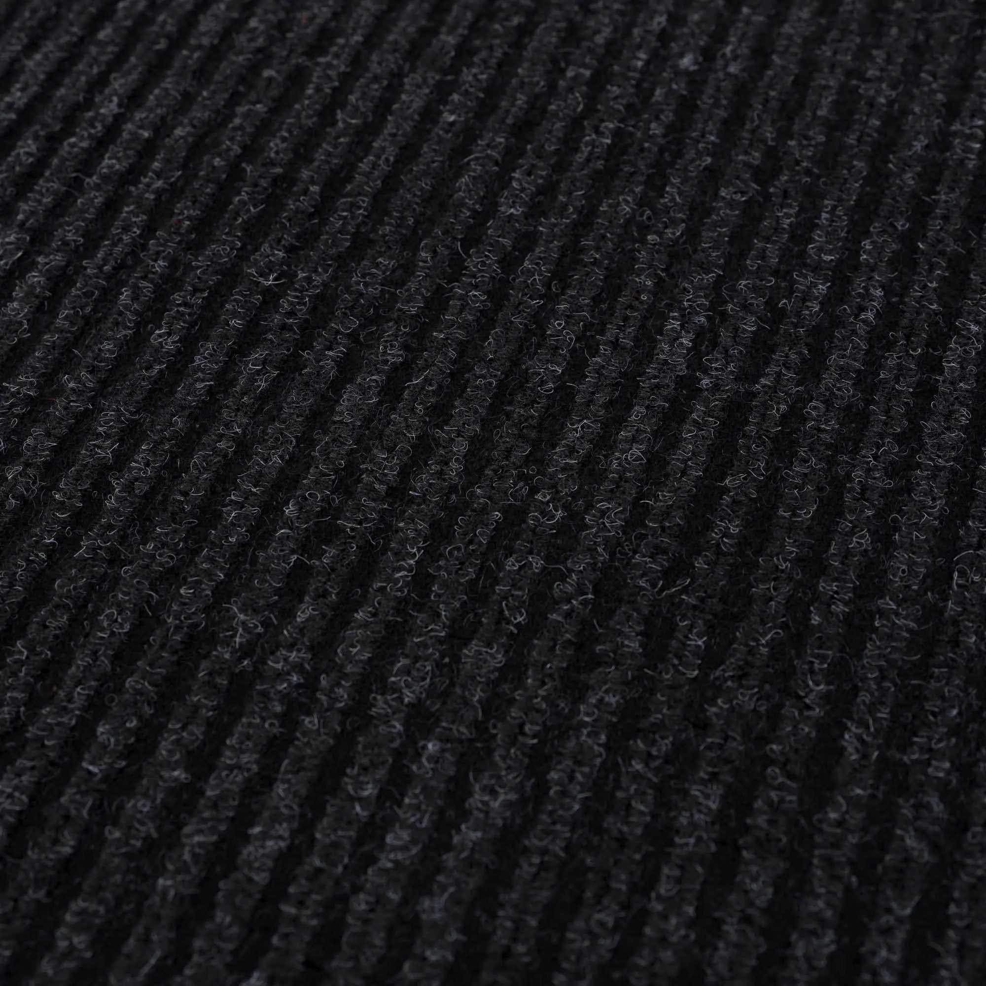 Basic Outdoor Mat, Black by Boutique Rugs