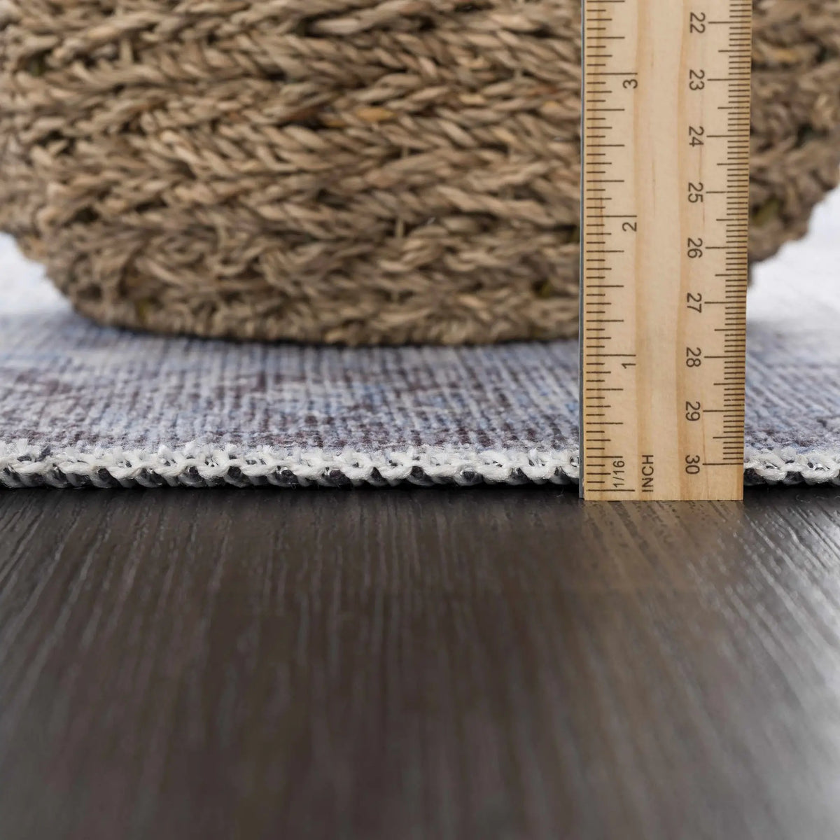 Aqua Rosman Washable Area Rug, photo 5 of 16
