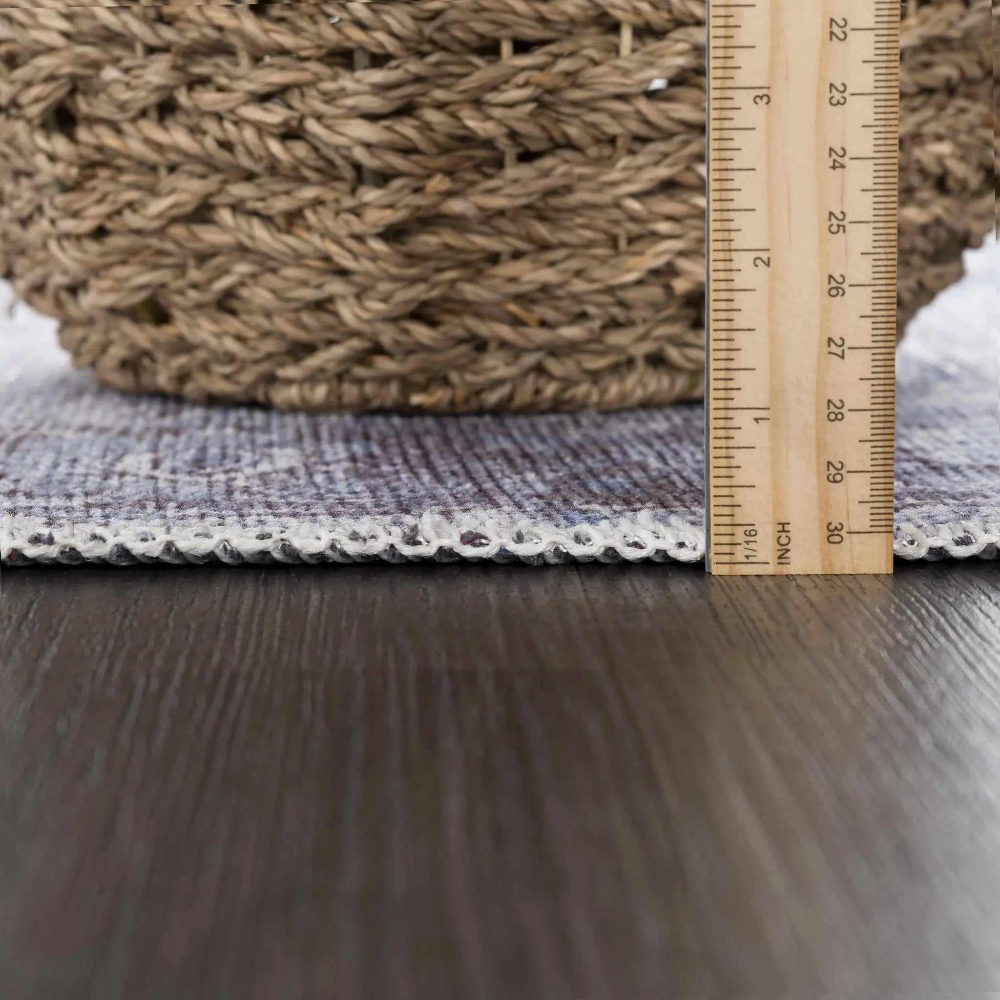 Rosman Blue Washable Area Rug by Hauteloom