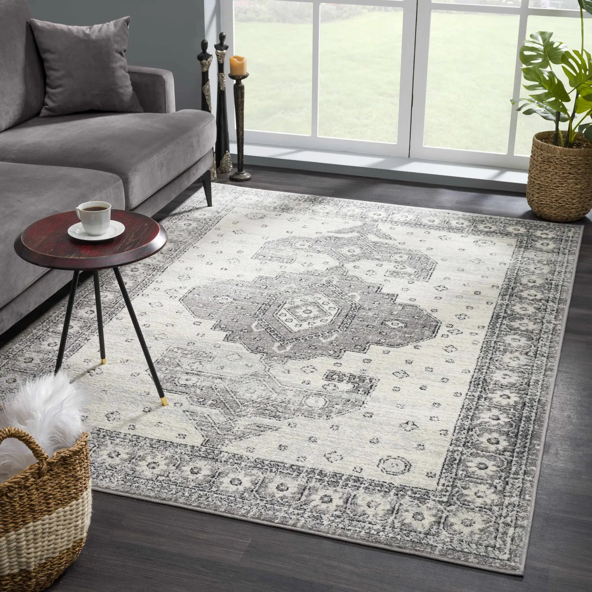 Marash 4605 Gray Area Carpet - Clearance, photo 3 of 7