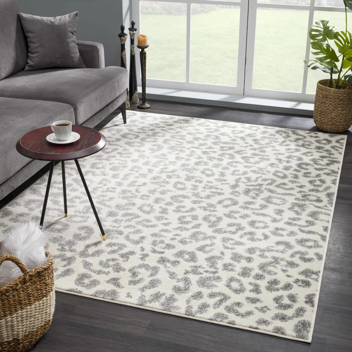 Marash Leopard Print KMRSH-4612 Area Rug - Clearance, photo 3 of 7
