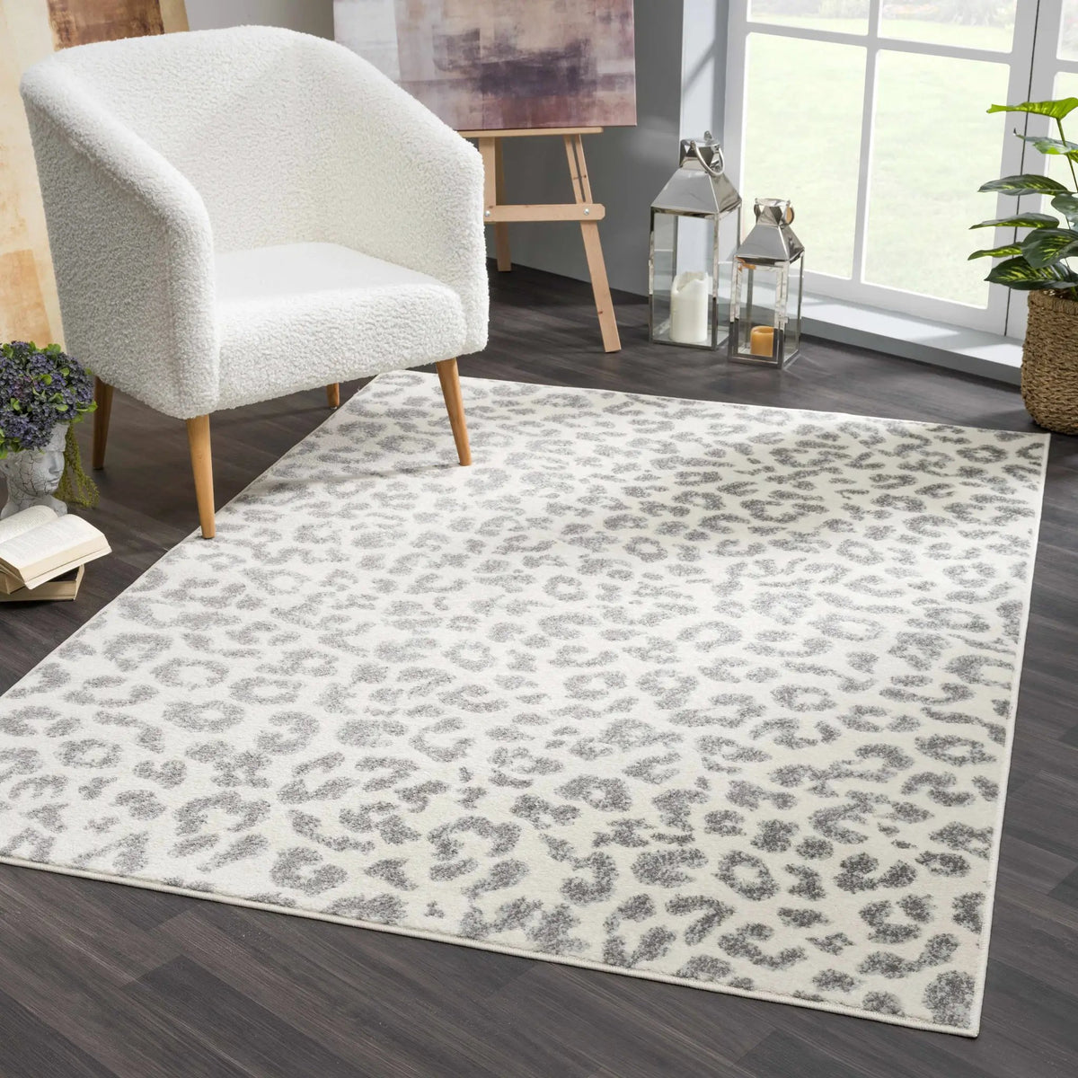 Marash Leopard Print KMRSH-4612 Area Rug - Clearance, photo 2 of 7