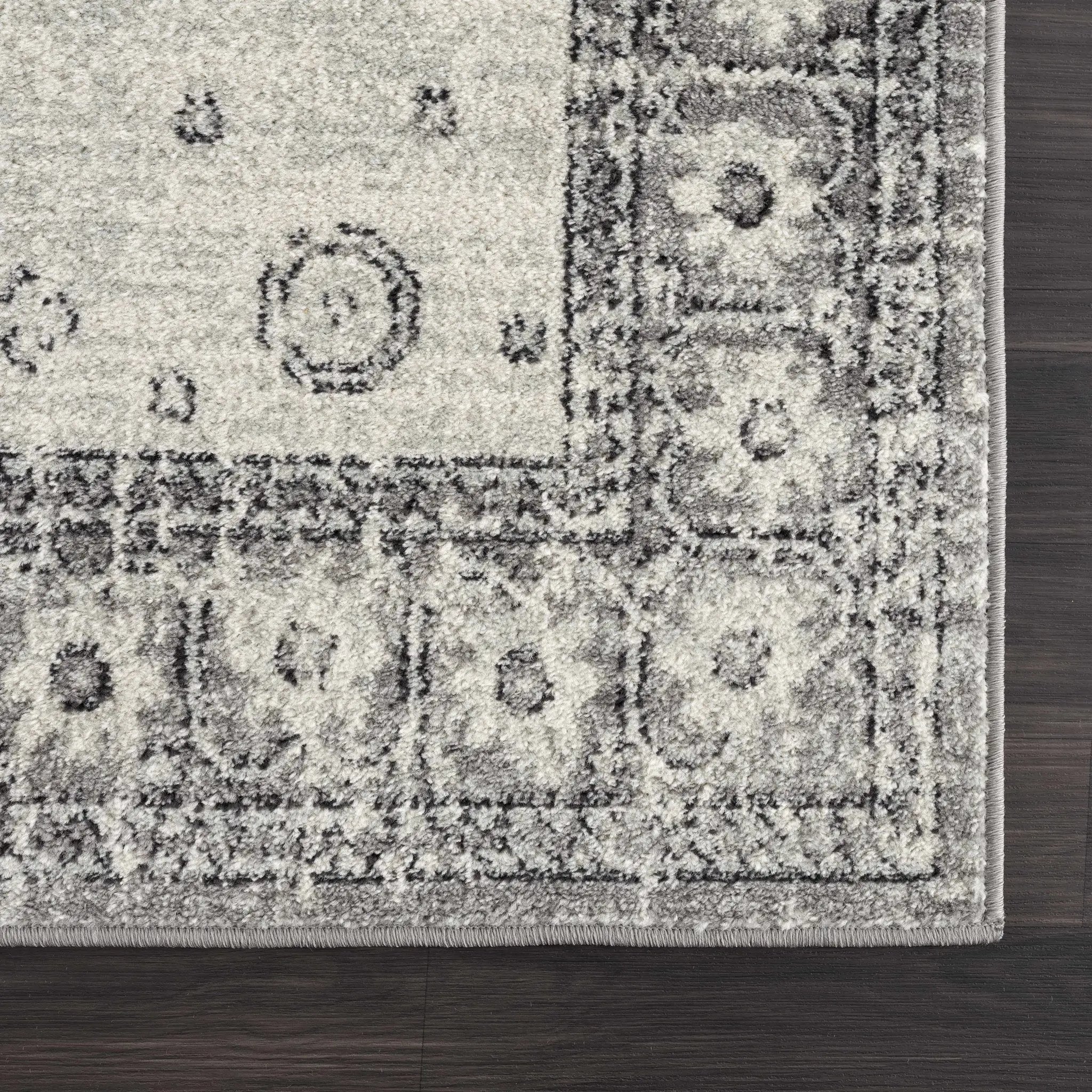 Marash 4605 Gray Area Carpet - Clearance by Boutique Rugs