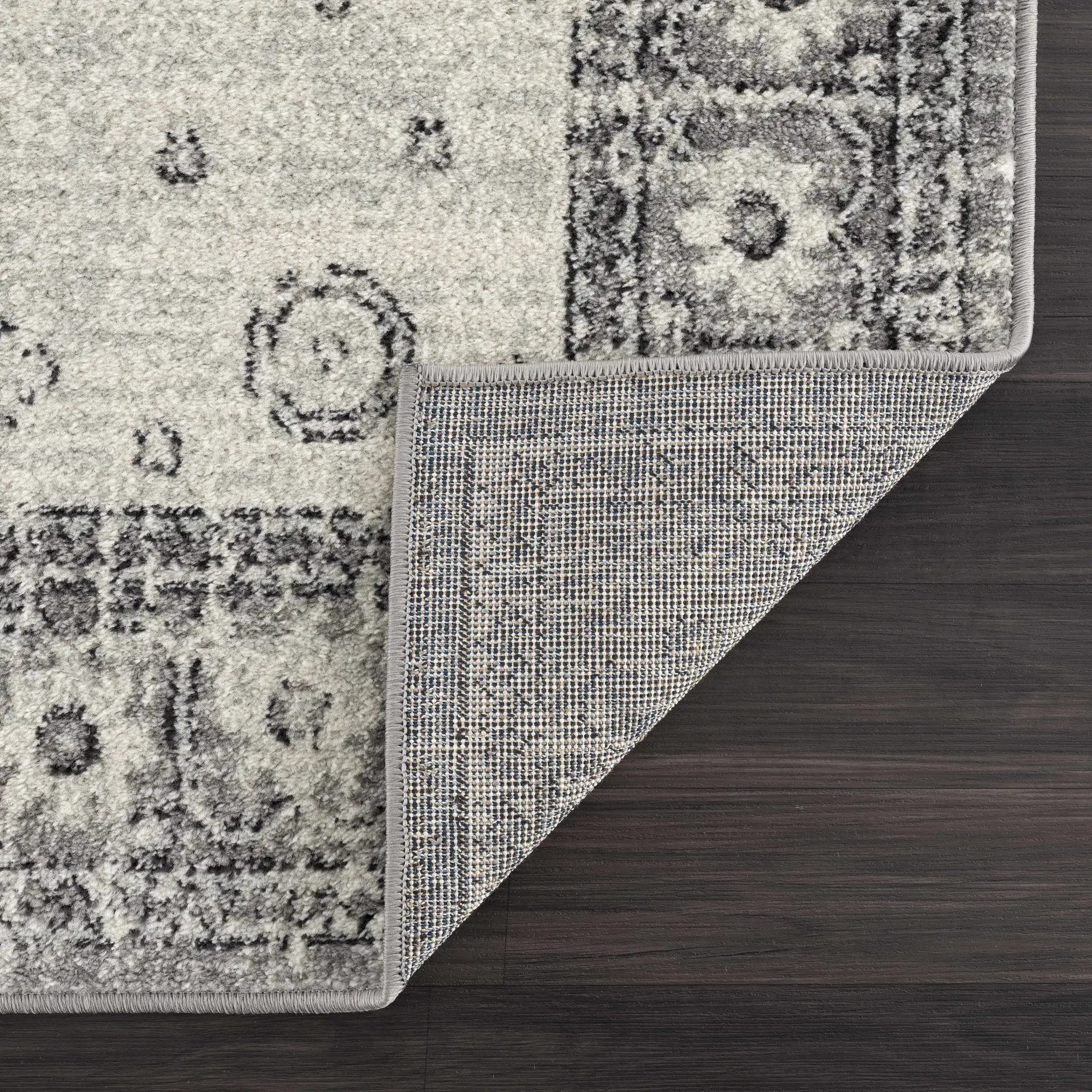 Marash 4605 Gray Area Carpet - Clearance by Boutique Rugs