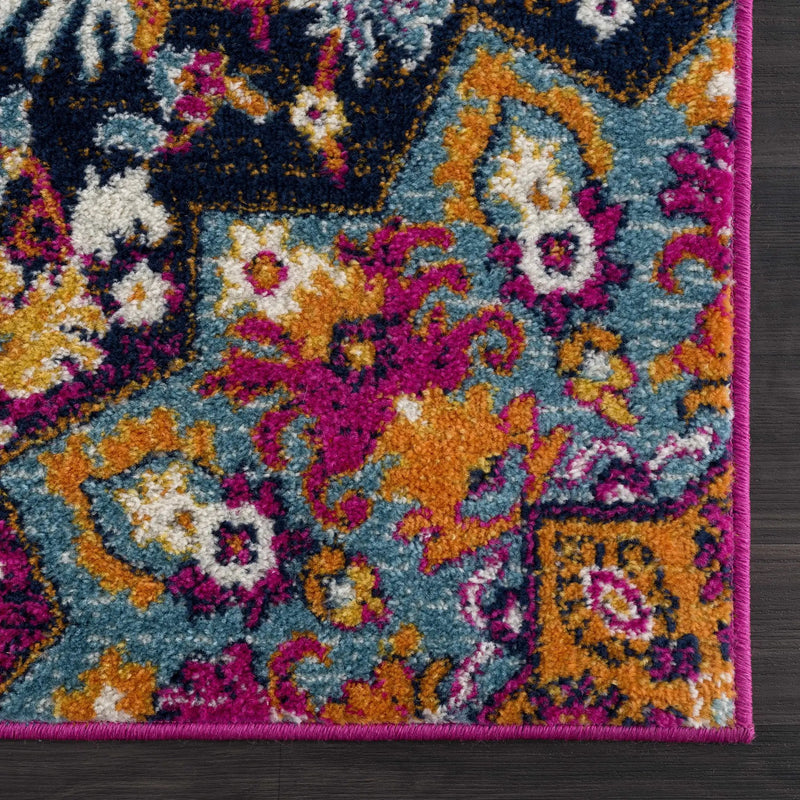Burnt Orange Ojus Area Rug by Boutique Rugs