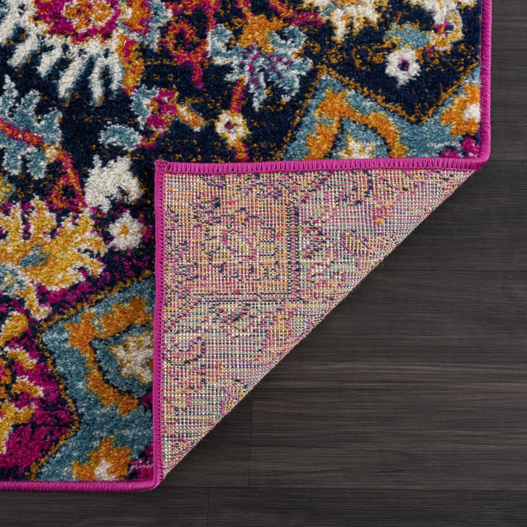 Burnt Orange Ojus Area Rug by Hauteloom