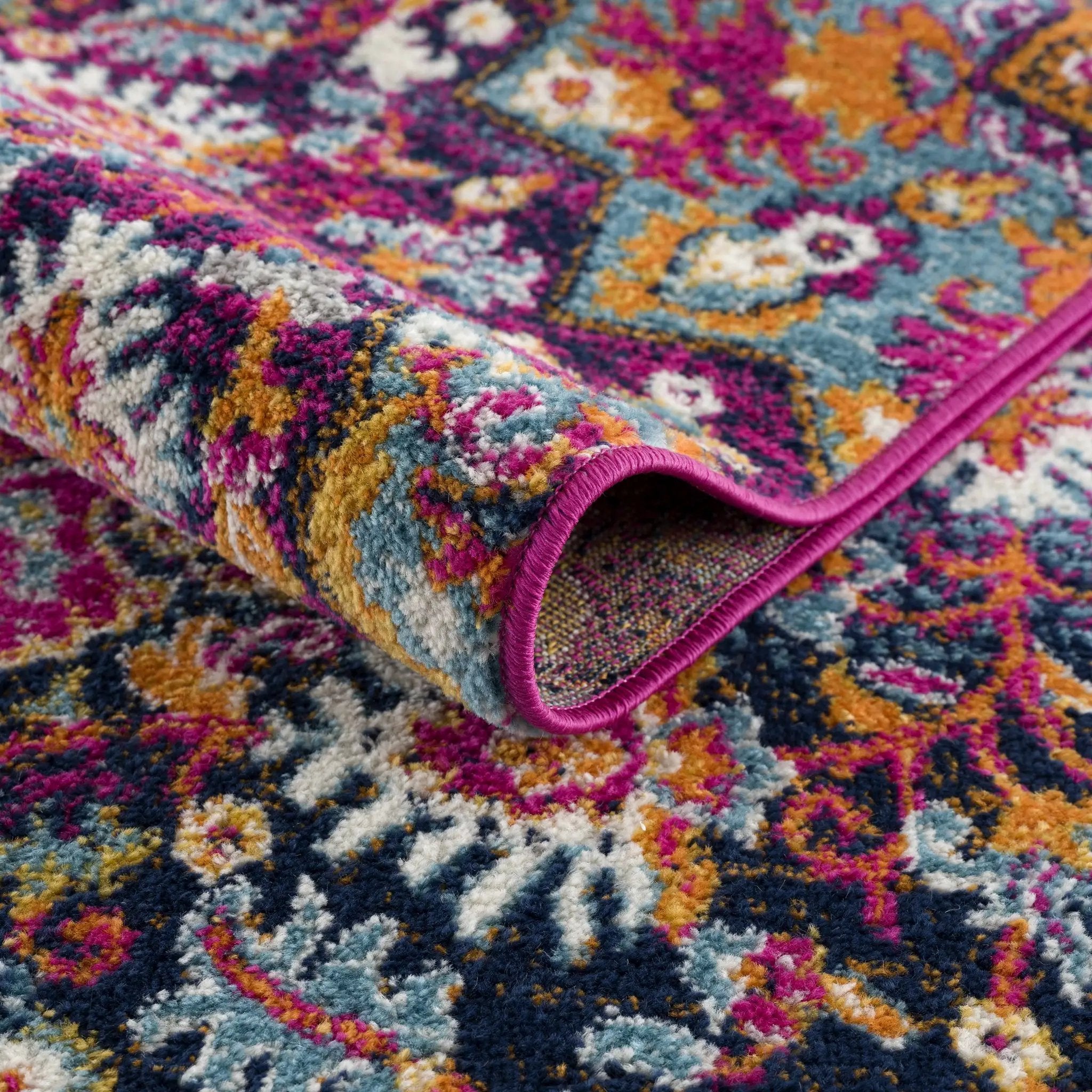 Burnt Orange Ojus Area Rug by Hauteloom