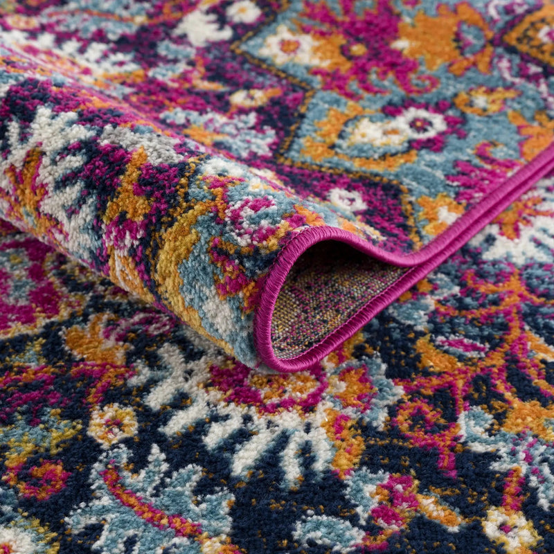 Burnt Orange Ojus Area Rug by Hauteloom