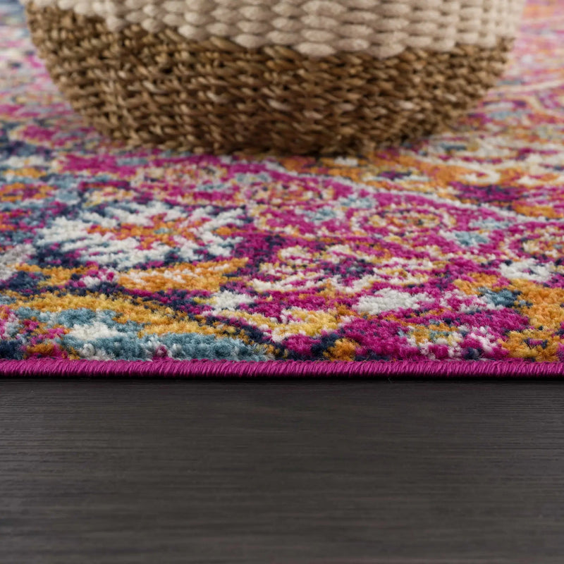 Burnt Orange Ojus Area Rug by Hauteloom