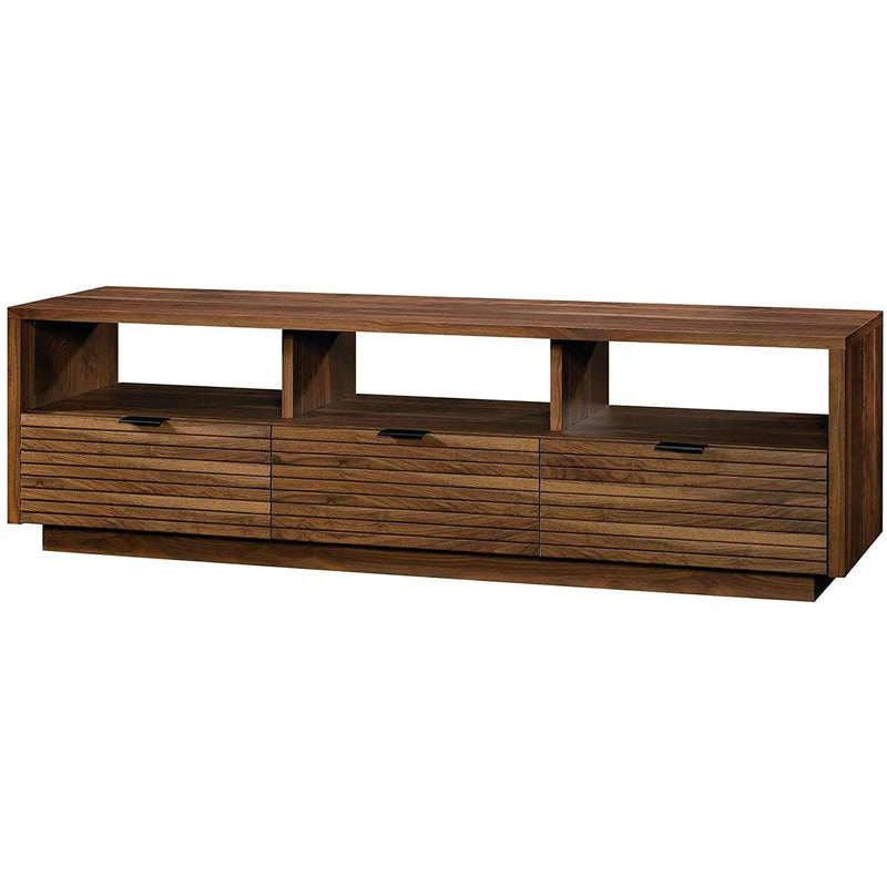 Modern Walnut Finish TV Stand Entertainment Center - Fits up to 70-inch TV by HomePacific