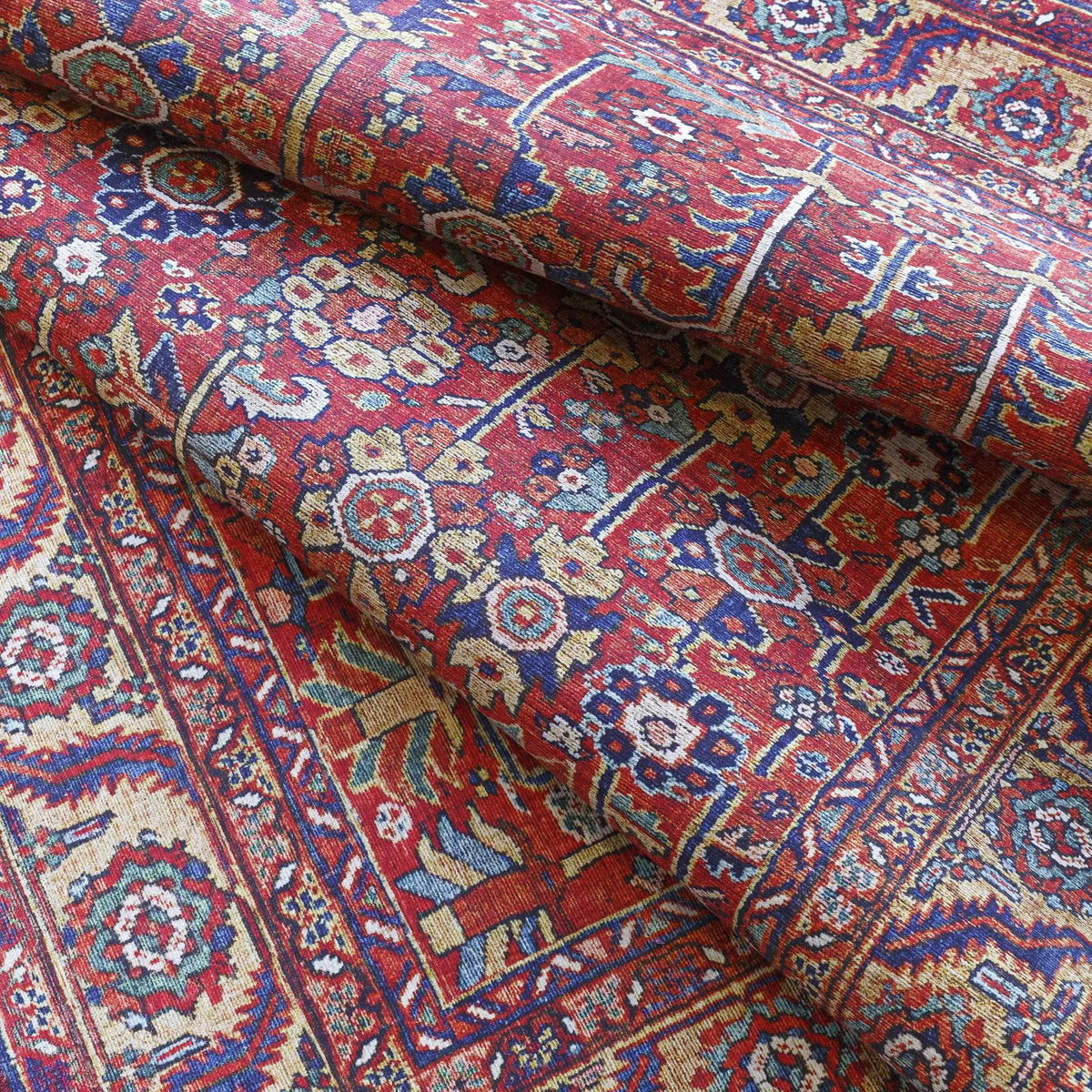 Edwardsburg Traditional Red Rug, photo 7 of 14