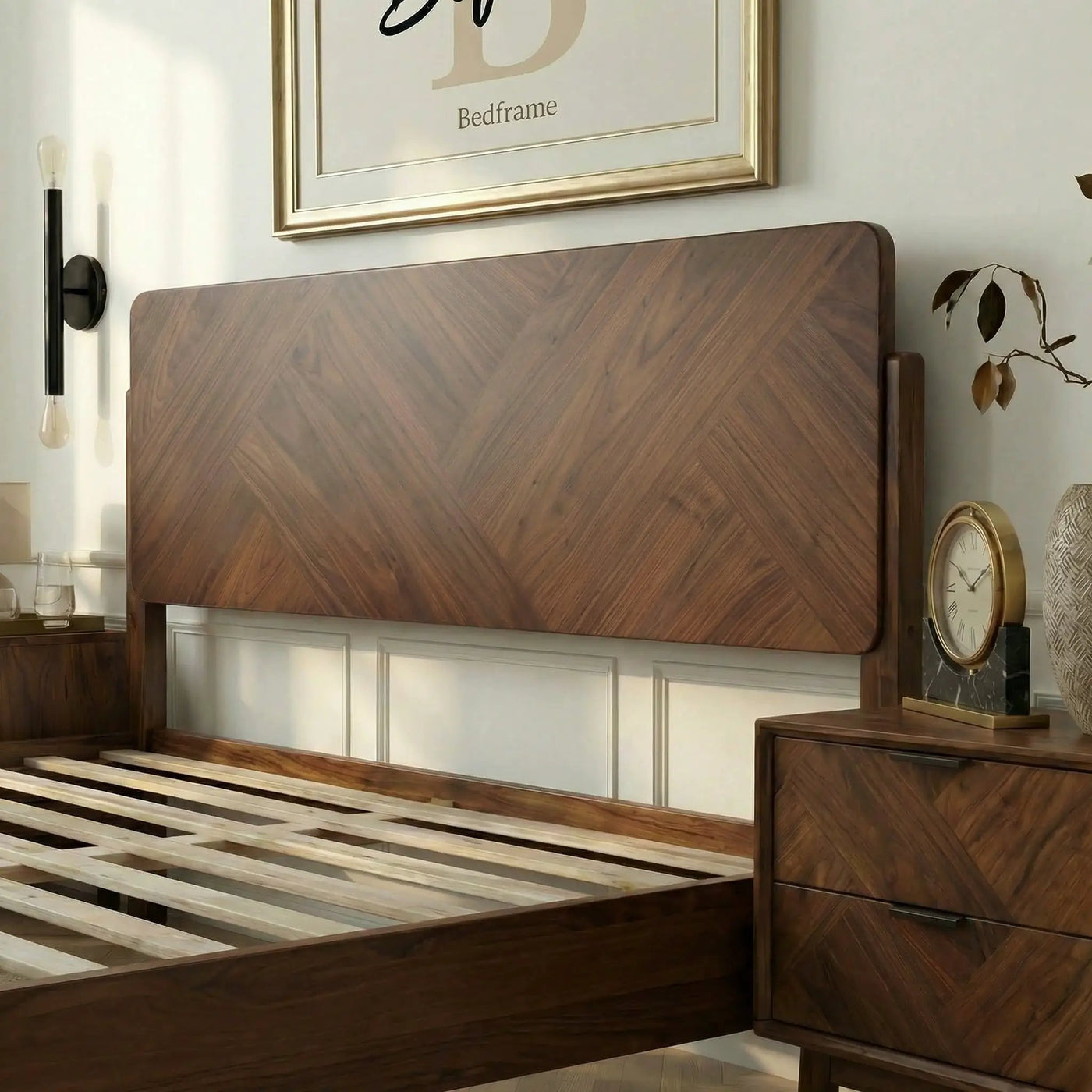 Bifrost Solid Wood Bed Frame by Megsu