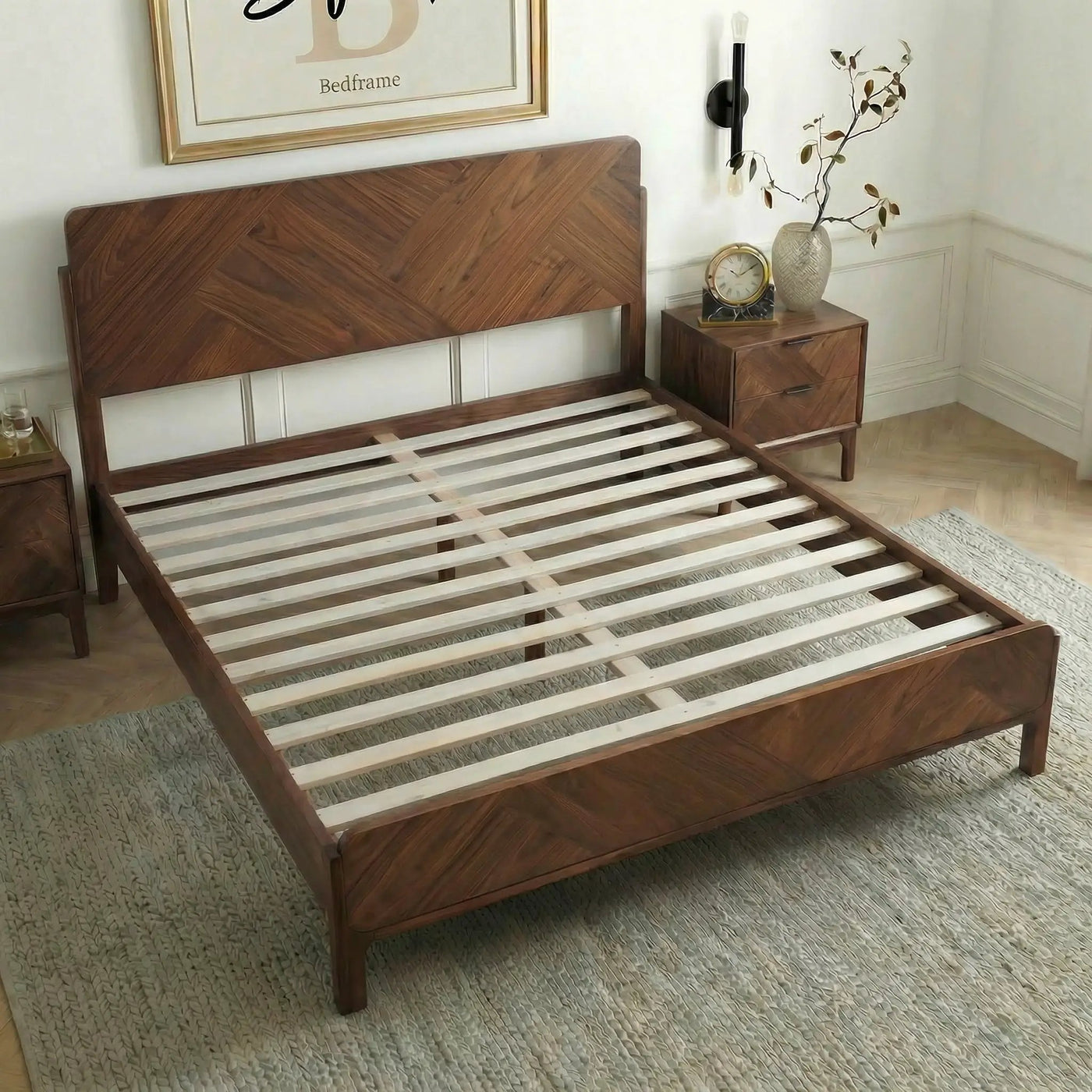Bifrost Solid Wood Bed Frame by Megsu