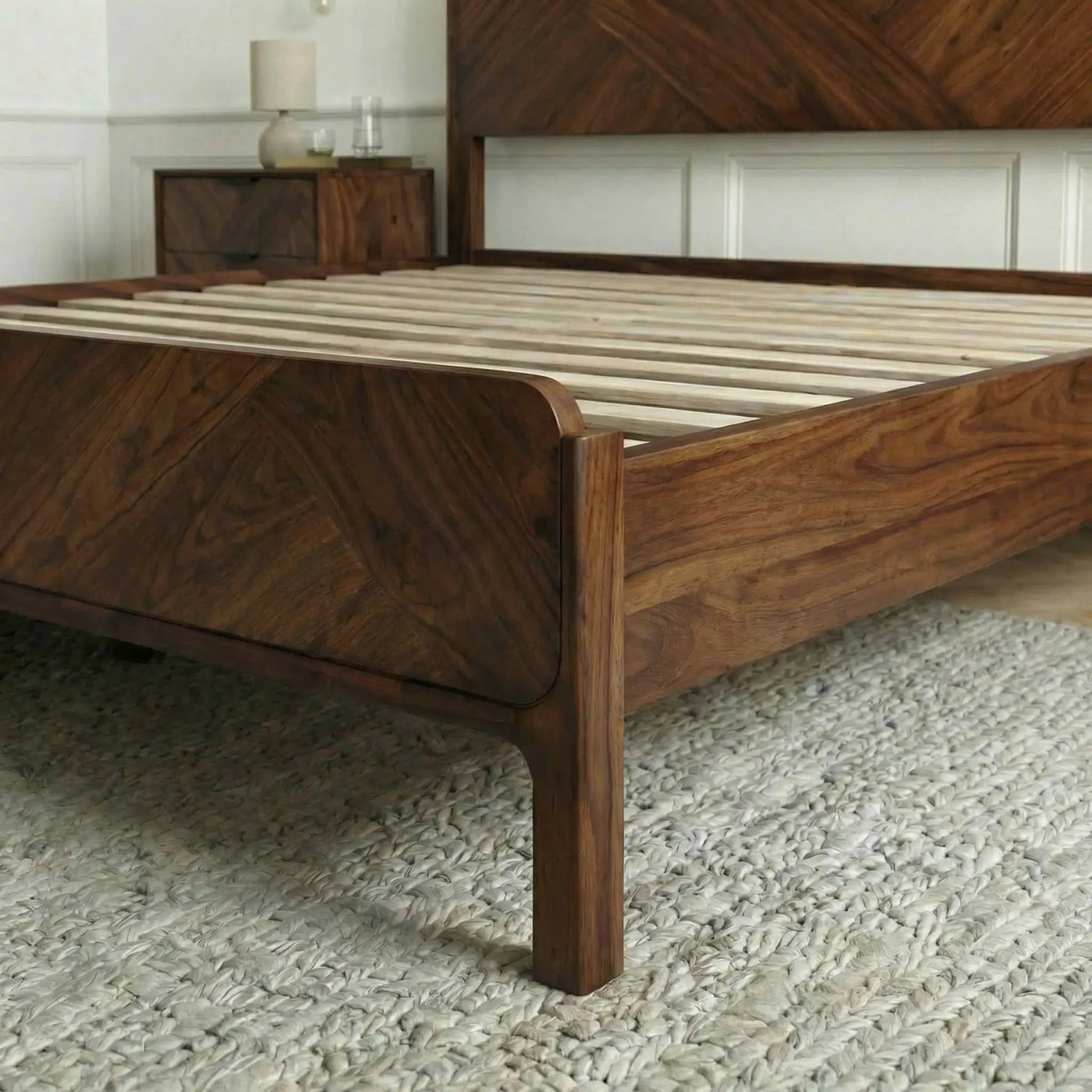Bifrost Solid Wood Bed Frame by Megsu
