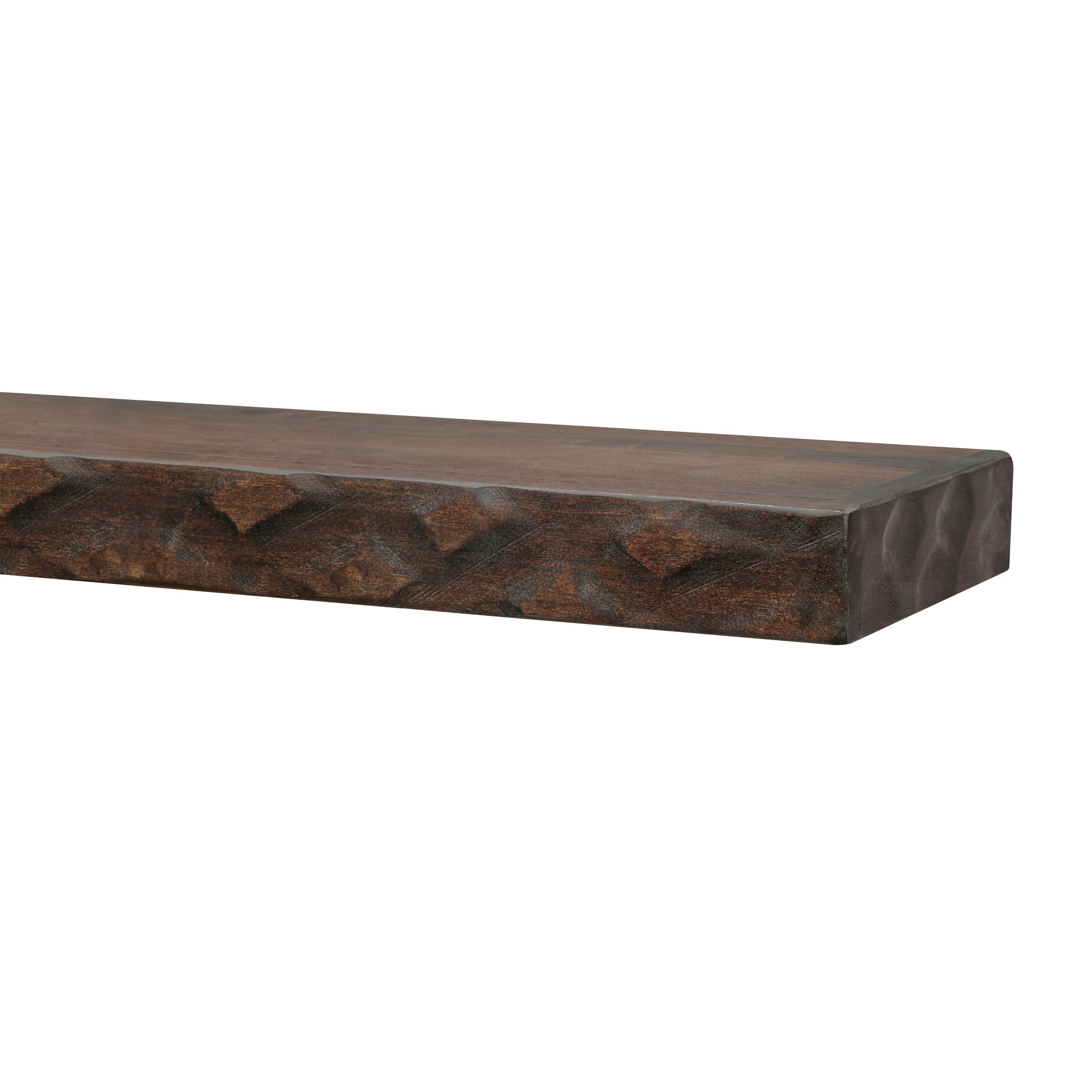 Hewn Floating Kitchen Shelf – Real Wood by Dogberrycollections