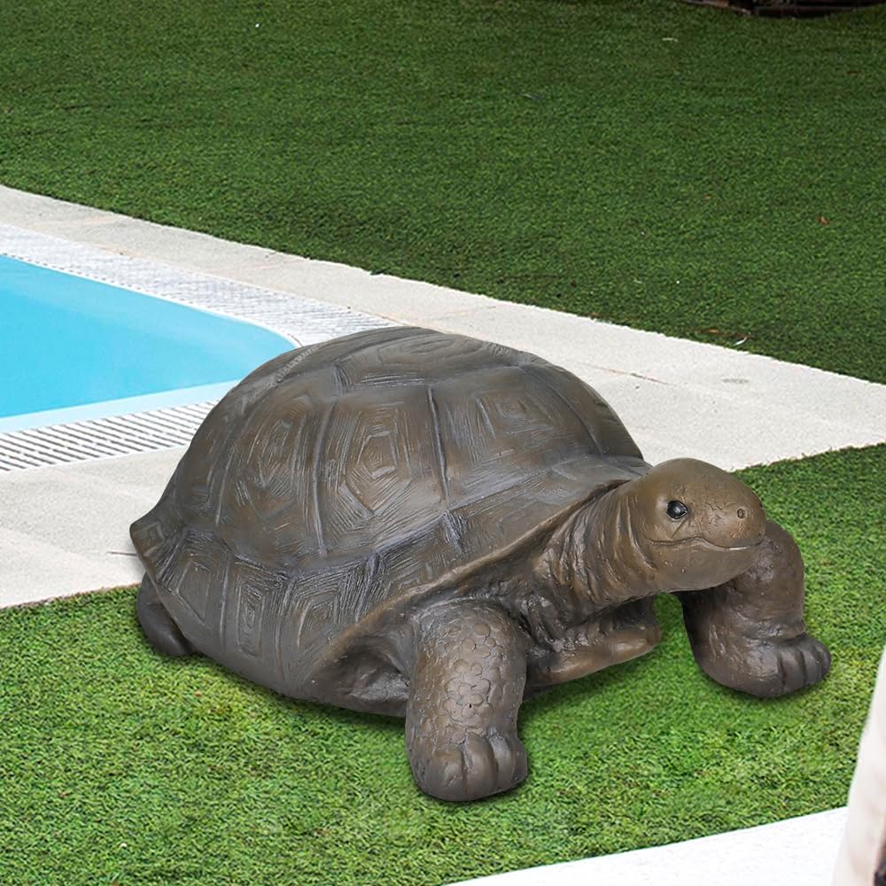 Concrete Turtle Garden Statue Giant 29 Inch Long, photo 2 of 7