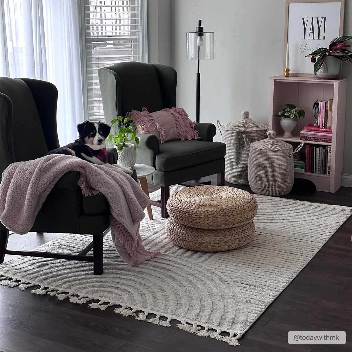 Dauin 3D Rainbow Area Rug with Tassels, photo 8 of 13