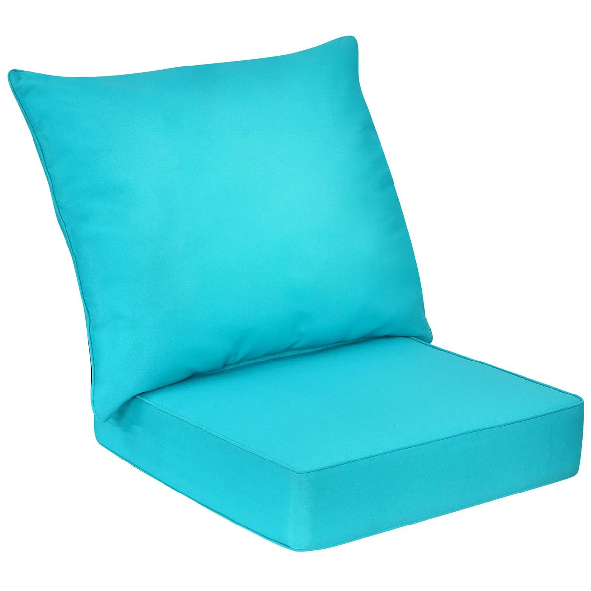 Deep Seat Chair Cushion Pads Set with Rope Belts for Indoor and Outdoor, photo 10 of 13