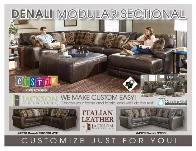 Denali ITALIAN LEATHER Sectional Collection by Jackson Furniture by Unique Piece Furniture