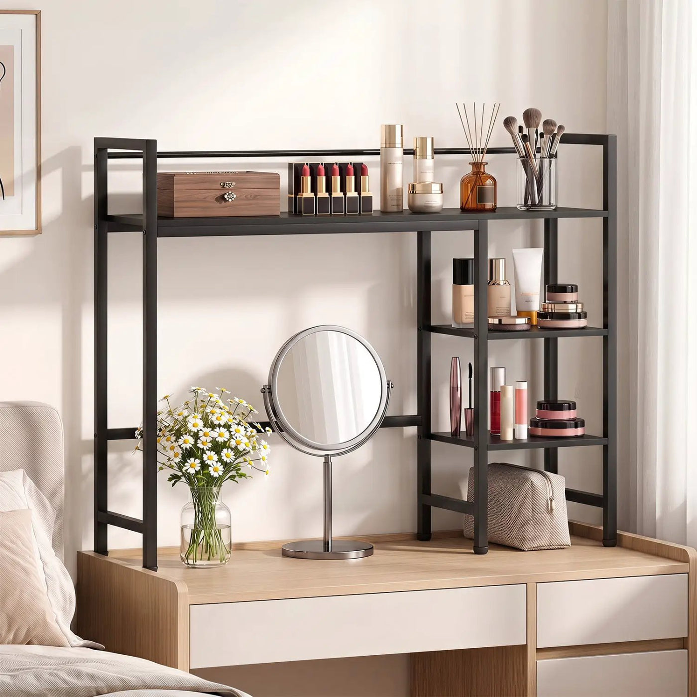 Desktop Bookshelf 38.5" with Storage Display Rack by DirectDeals