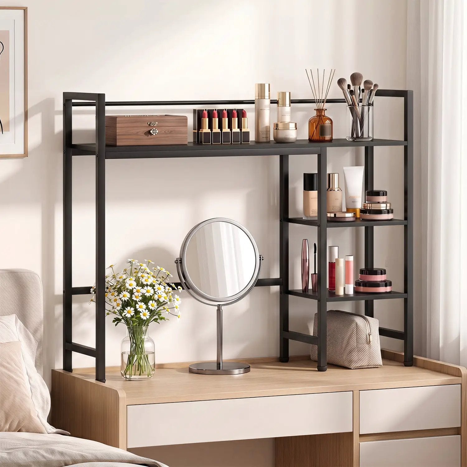 Desktop Bookshelf 38.5" with Storage Display Rack by DirectDeals
