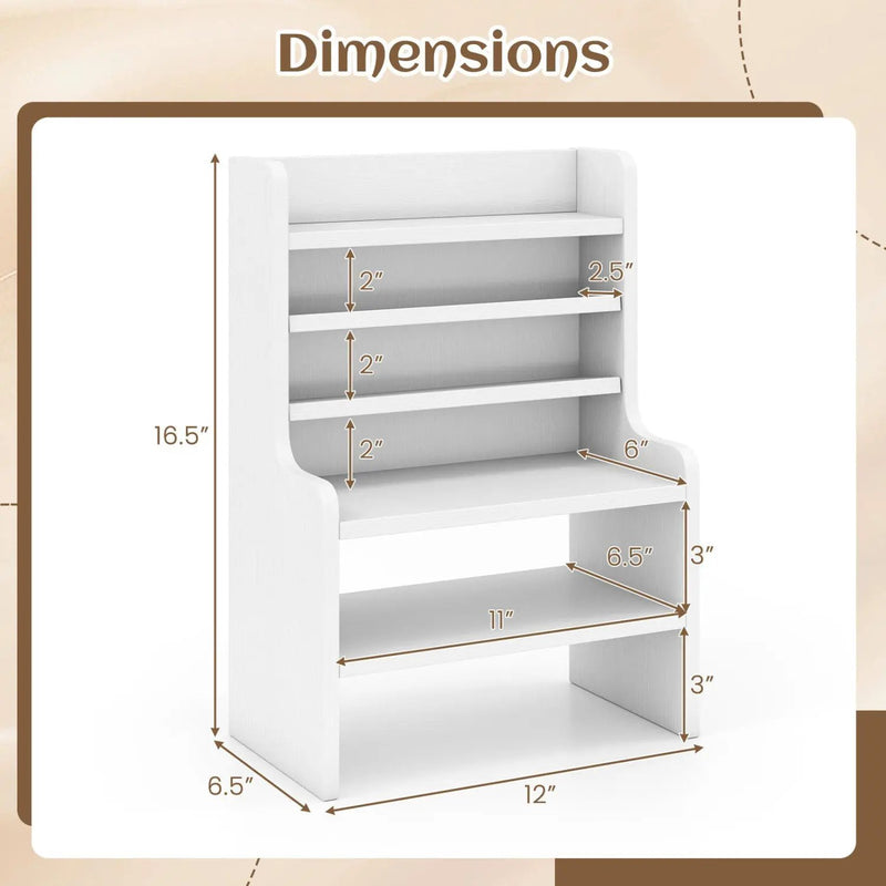 6-Tier Desktop Organizer with Removable Shelves by DirectDeals