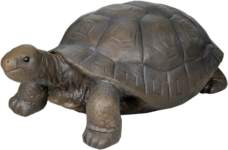 Concrete Turtle Garden Statue Giant 29 Inch Long, detail