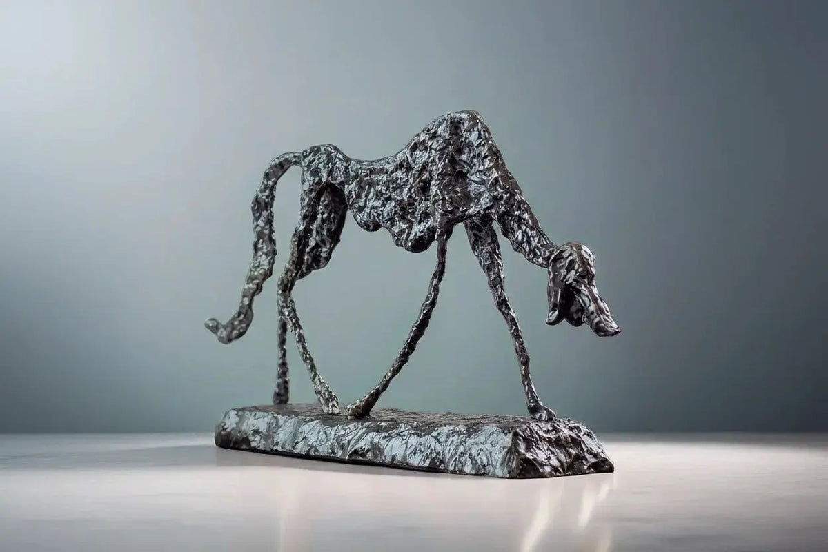 Dog Statue - Abstract Bronze Small, photo 2 of 5