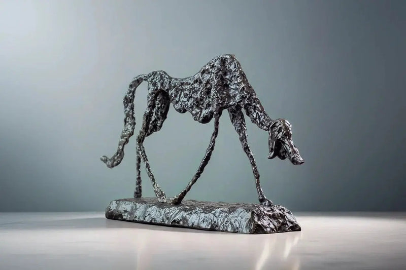 Dog Statue - Abstract Bronze Small, photo 2 of 5