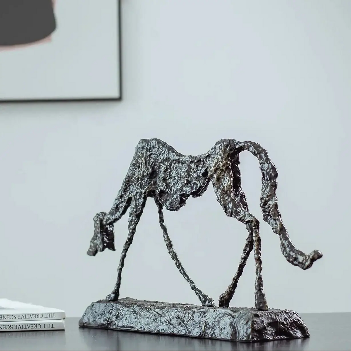 Dog Statue - Abstract Bronze Small, photo 4 of 5