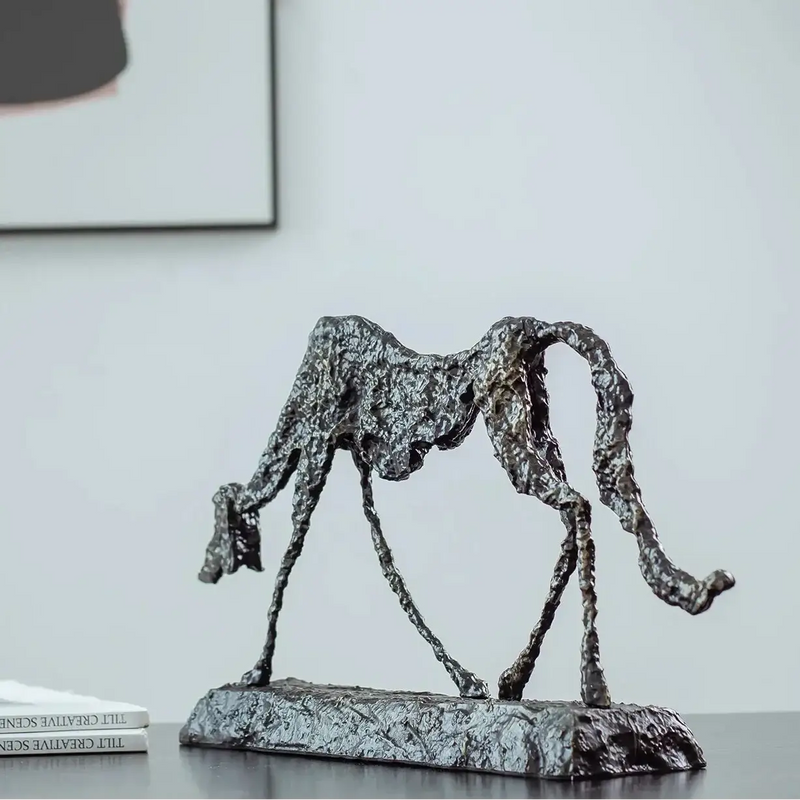 Dog Statue - Abstract Bronze Small, photo 4 of 5
