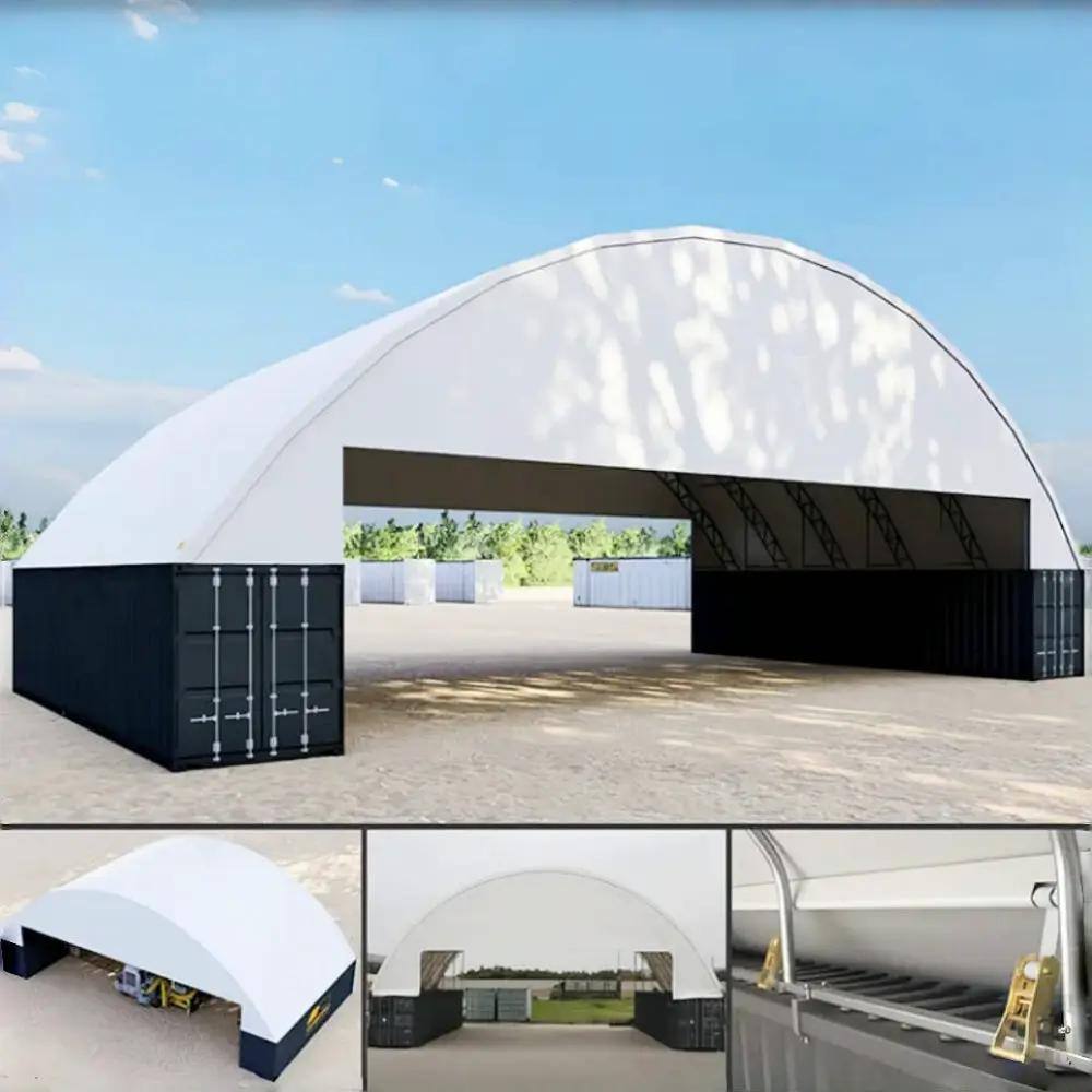 60'x40'x15' Double Truss Container Canopy Shelter by Chery Industrial