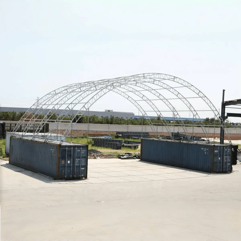 60'x40'x15' Double Truss Container Canopy Shelter by Chery Industrial