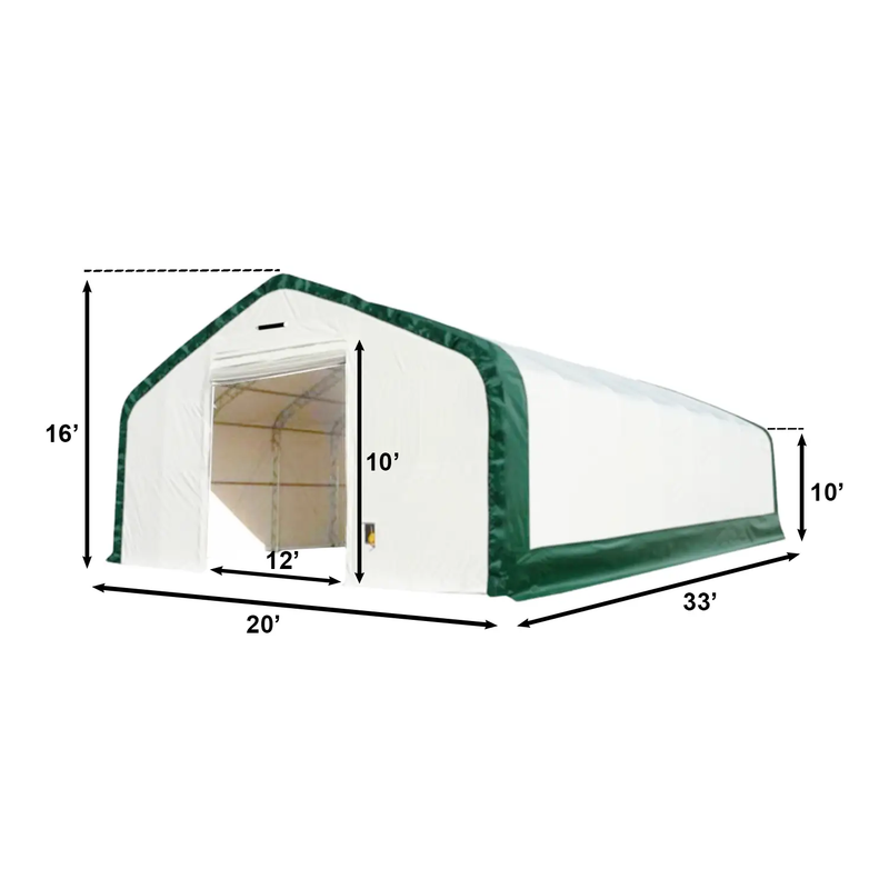 W20'xL33'xH16' Double Truss Storage Shelter by Chery Industrial