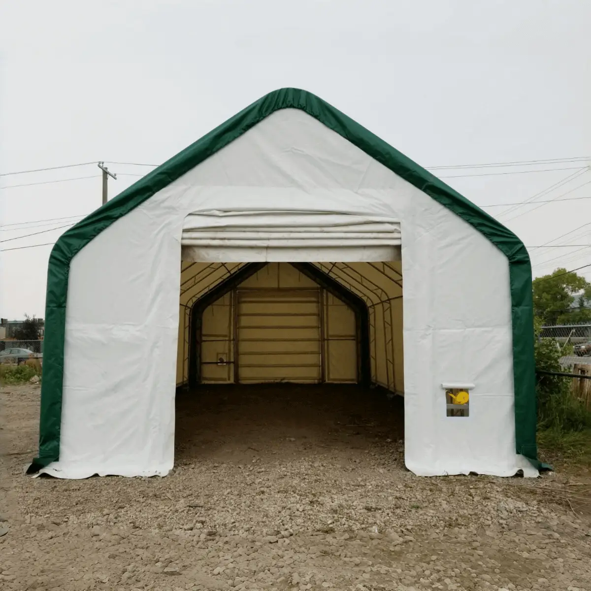 W20'xL40'xH16' Double Truss Storage Shelter by Chery Industrial