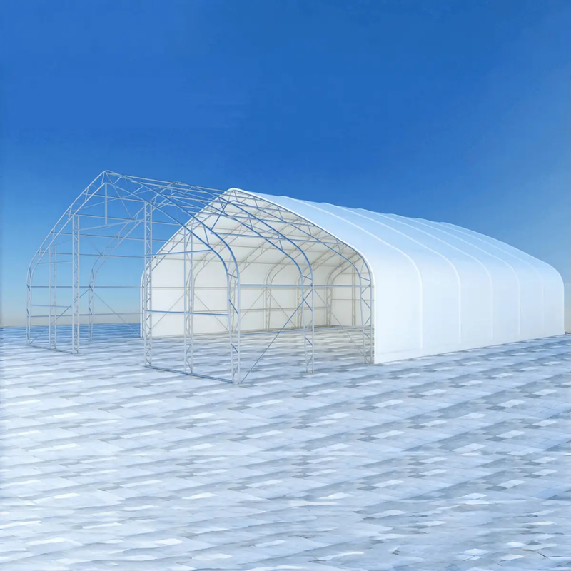 W40'xL64'xH23' Double Truss Storage Shelter by Chery Industrial