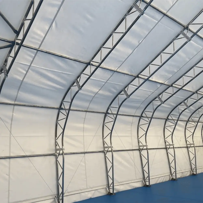 W50'xL100'xH23' Double Truss Storage Shelter by Chery Industrial