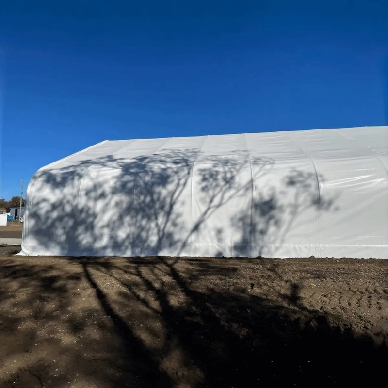 W70'xL120'xH28' Double Truss Storage Shelter by Chery Industrial