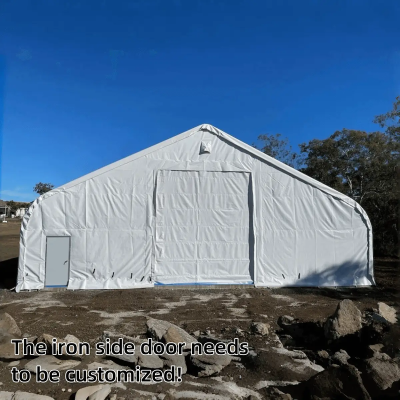 W70'xL120'xH28' Double Truss Storage Shelter by Chery Industrial