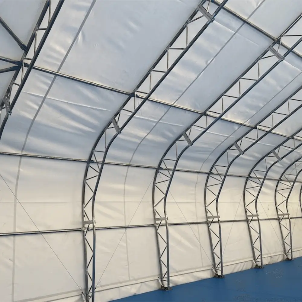 W70'xL120'xH28' Double Truss Storage Shelter by Chery Industrial
