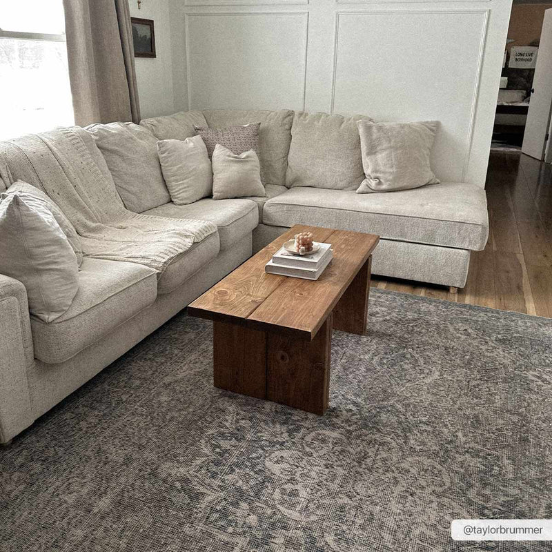 Dusty Sage Greenpoint Medallion Washable Area Rug by Hauteloom