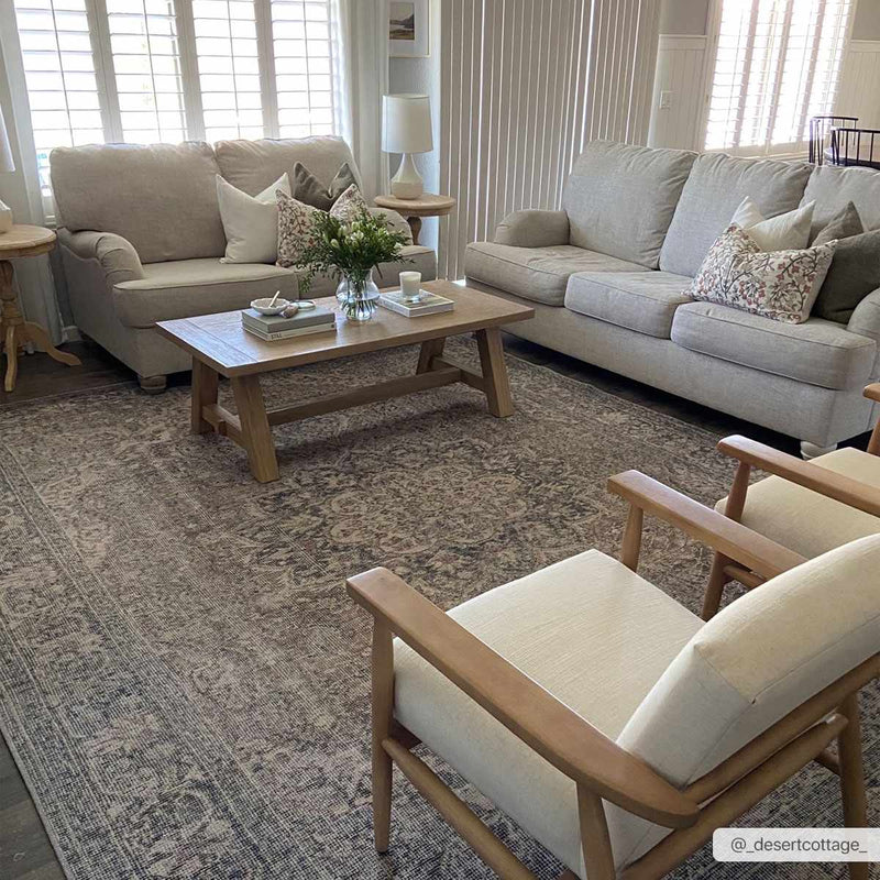 Dusty Sage Greenpoint Medallion Washable Area Rug by Hauteloom