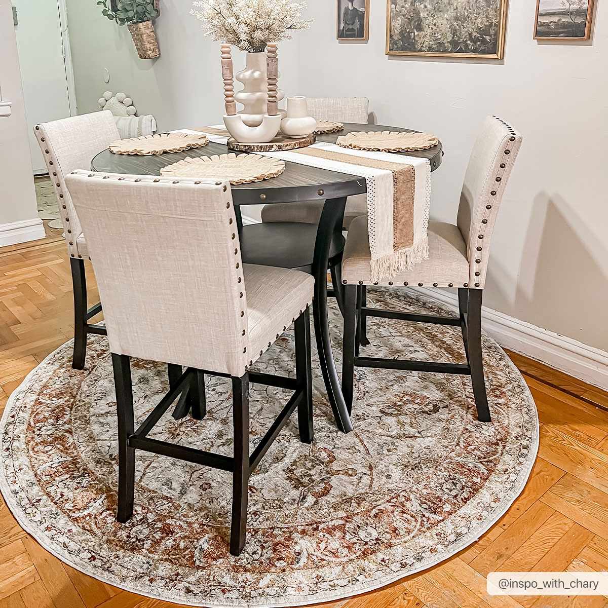Dyan Cream Textured Rug with Fringes, photo 4 of 9