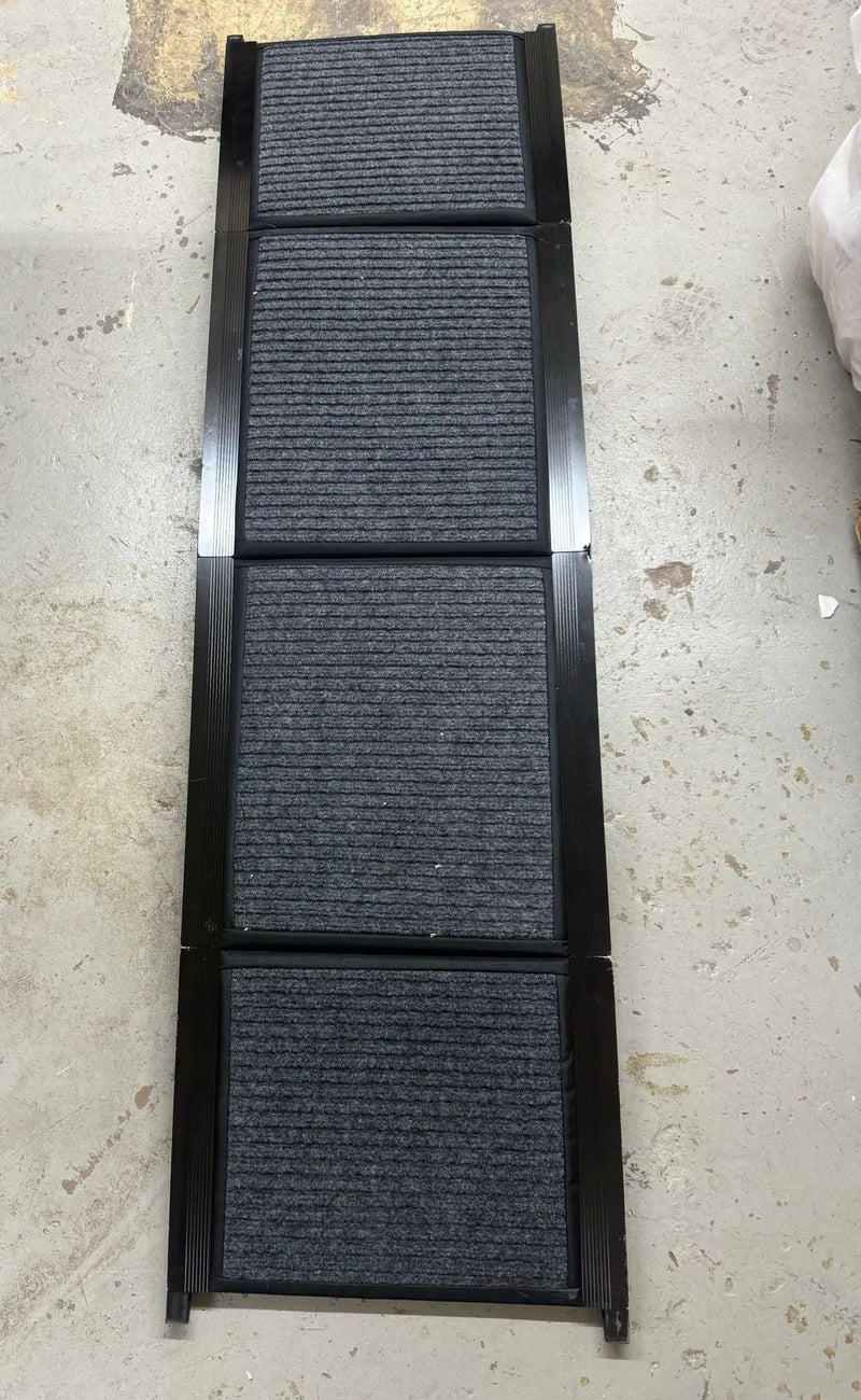 Open Box Petbank 62" Dog Ramp for Car, Foldable Large Dog Car Ramp with Anti-Slip Rug Surface, 17" Wide Dog Ramp Steps for Large Medium Small Dogs, Up by Selzalot