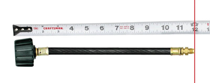 Flame King 12 Inch RV Trailer Propane Tank Pigtail Hose Connector by Flame King Products