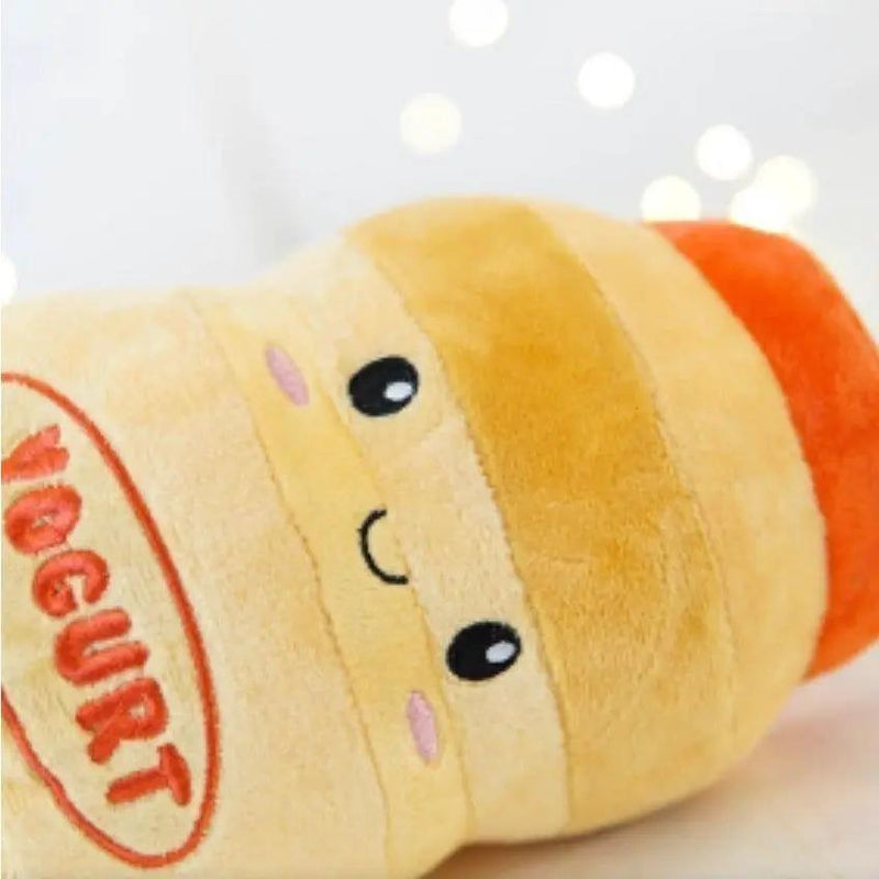 Yogurt Drink Plush 8 Soft Cute Huggable Design by Selzalot